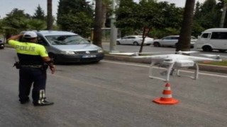 Dron denetimlerine 12 sürücü takıldı
