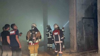 Düzcede parke atölyesinde yangın