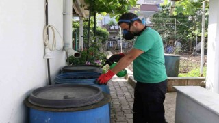 Ekipler sivrisineklerle mücadele için sahada