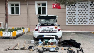 Elazığda sit alanda kazı yapan 5 kişi yakalandı