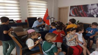 Emniyet Müdürü Kayhan, minikleri ağırladı
