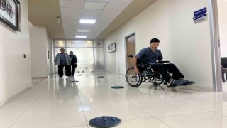 Engellilerinin yerine kendilerini koyarak parkuru tamamlamaya çalıştılar
