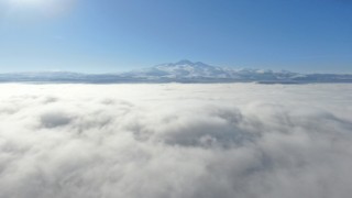 Erciyes gündoğumu büyüledi