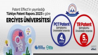 ERÜ Patent Tescil Başvurusunda ilk 4te yerini aldı