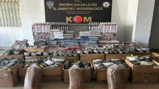 Erzincanda 1 milyon 250 bin TL değerinde kaçak ürünler ele geçirildi