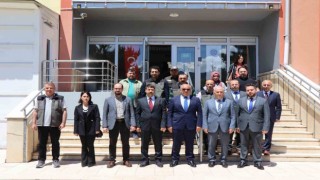 Erzurumda orman zirvesinde buluştular