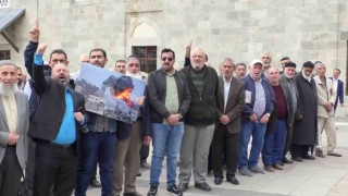 Erzurumdan İsraile tepki