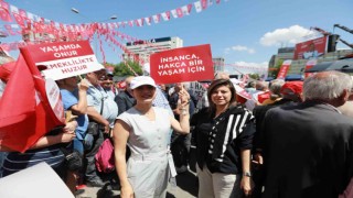 Filiz Başkan, emekliler için Ankarada