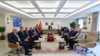 GAİB Heyeti, Başkan Fatma Şahini makamında ziyaret etti