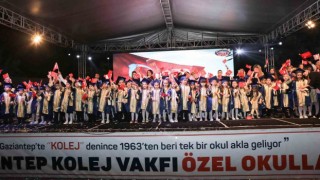 Gaziantep Kolej Vakfı Anaokulunda coşkulu kep töreni