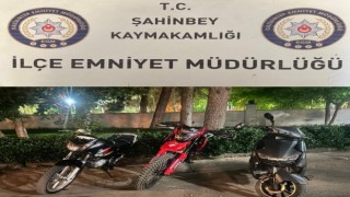 Gaziantepte 3 motosiklet hırsızlığı şüphelisi yakalandı