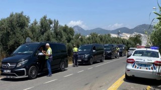 Gazipaşada korsan taşımacılık denetlendi
