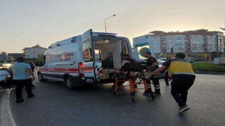 Gazipaşada motosiklet kazası: 1 yaralı
