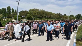 Gazzede ölenler için temsili cenaze töreni