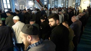 Gazzede şehit edilen 4 kız kardeş için Kütahyada gıyabi cenaze namazı kılındı
