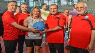 Golbol Kadın Milli Takımı, KMÜde öğrencilerle buluştu