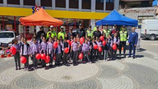 Gölpazarında Trafik Haftasında çocukları bilgilendirildi
