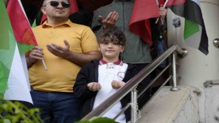 Gümüşhanede üniversite öğrencileri İsrailin Refahta gerçekleştirdiği saldırı kınandı