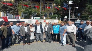 Hac kafilesi dualarla uğurlandı