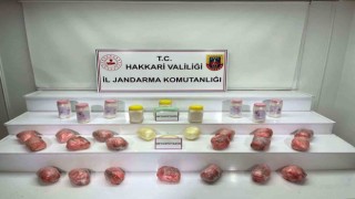 Hakkaride 34 kilo 638 gram metamfetamin ele geçirildi