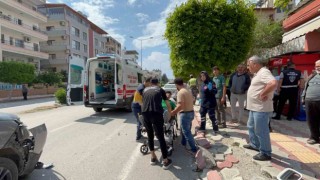 Hatayda otomobille motosiklet çarpıştı: 1 yaralı
