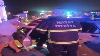 Hatayda trafik kazası: 2 yaralı