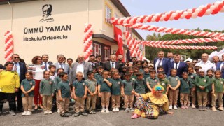 Hayırsever tarafından yapılan Karacaören Ümmü Yaman İlkokulu ve Ortaokulu törenle açıldı