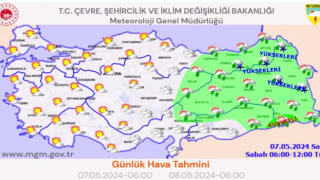 8 ile kuvvetli yağış uyarısı: Doğu bölgesinde kar yağışı