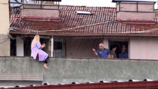 İntihara teşebbüs eden kadını ekipler ikna etti