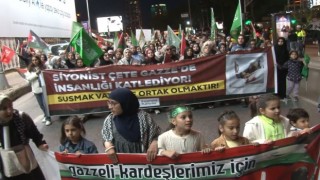 İsrail Başkonsolosluğu önünde protesto