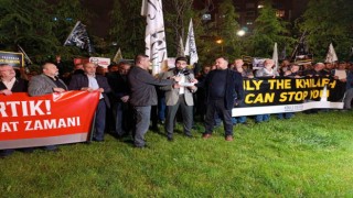 İsrailin Refaha saldırısı Ankarada protesto edildi
