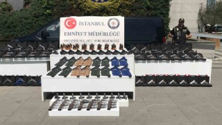 İstanbulda yasadışı silah ticareti operasyonu: 269 tabanca ele geçirildi