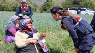 Jandarma ekipleri anneleri unutmadı