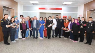 Jandarmadan Hemşireler Günü jesti