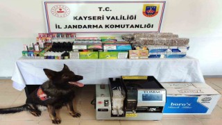 Jandarmadan kaçakçılık operasyonu: 210 bin TLlik malzeme ele geçirildi