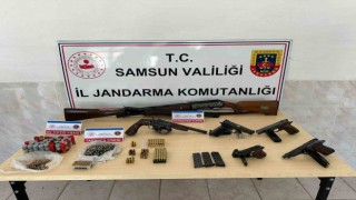 Jandarmanın operasyonunda silah ve mühimmat ele geçirildi