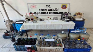 Kaçak alkol üretimine jandarma baskını: 1 gözaltı