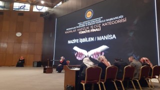 Kadın hafızlık yarışmasının Türkiye ikincisi Manisadan