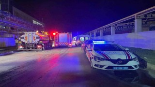 Kağıt fabrikasındaki yangın büyümeden söndürüldü