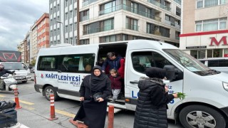 Kağıthanede kabir ziyareti yapmak isteyen vatandaşlara ulaşım desteği