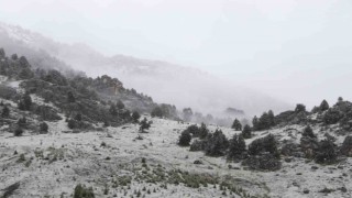 Kahramanmaraş'ta Mayıs ayında kar sürprizi