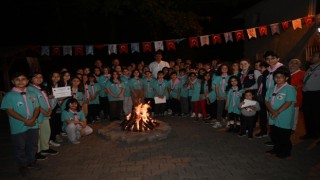 Kamp ateşi Kartepede yakıldı
