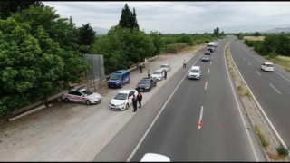 Karacasudaki yol kontrolünde 259 araç sorgulandı