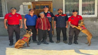 Karamanda kaybolan yaşlı adamı iz takip köpekleri buldu
