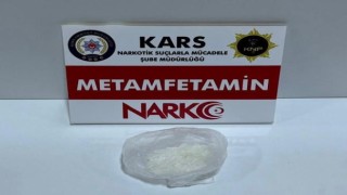 Karsta metamfetamin ele geçirildi