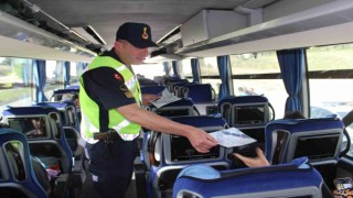 Kaymakam Duru, trafik denetimine katıldı