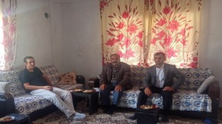 Kaymakam Topsakaloğlu, gazileri evlerinde ziyaret etti