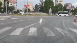 Kayseride dolu yağışı etkili oldu