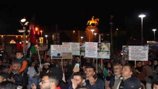 Kayseride Filistine destek gösterisi