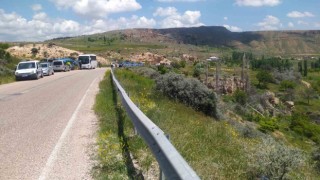 Kaza yaptı ortadan kayboldu